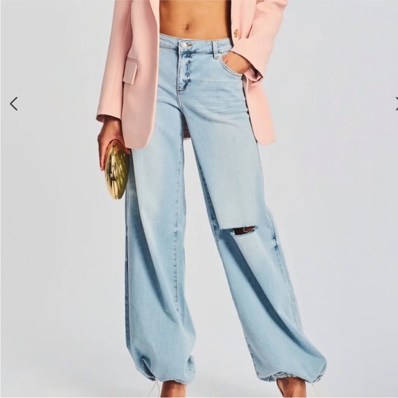 SER.O.YA Denim - New! SER.O.YA Saint low rise baggy wide leg oversized blue jean 36032